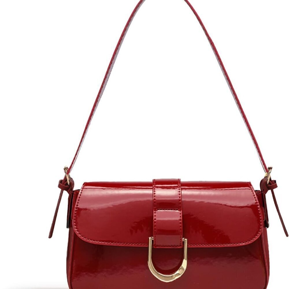 Women Shoulder Bag Small PU Leather Vintage Handbag Crossbody Purse